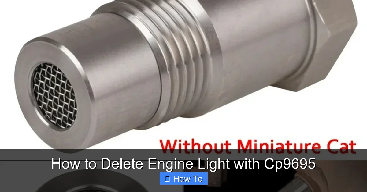 How to Delete Engine Light with Cp9695