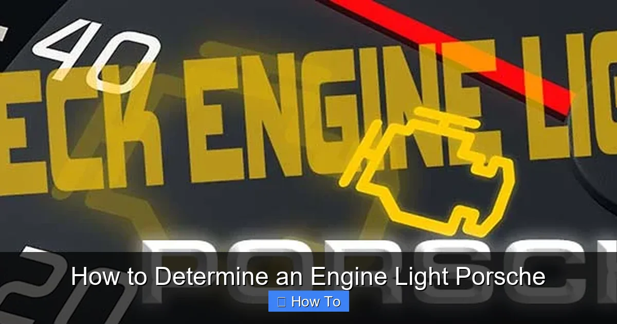 How to Determine an Engine Light Porsche