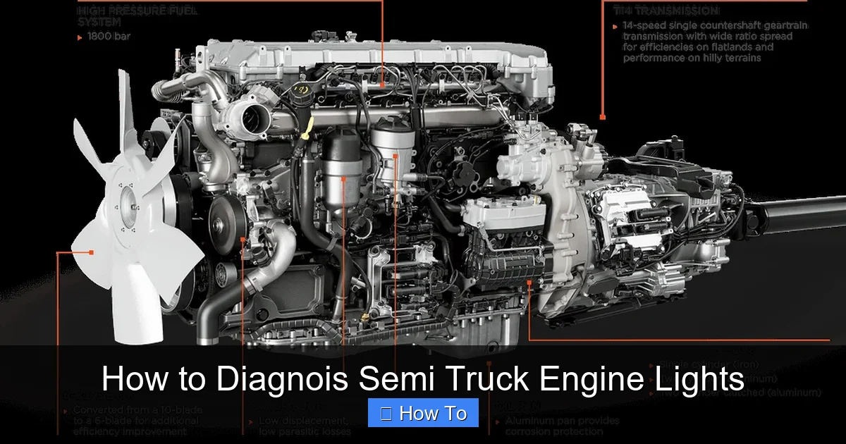 How to Diagnois Semi Truck Engine Lights