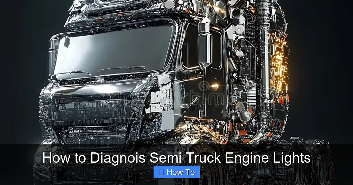 How to Diagnois Semi Truck Engine Lights