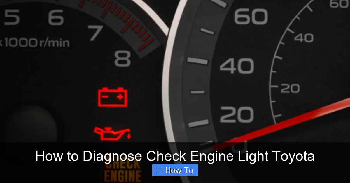 How to Diagnose Check Engine Light Toyota