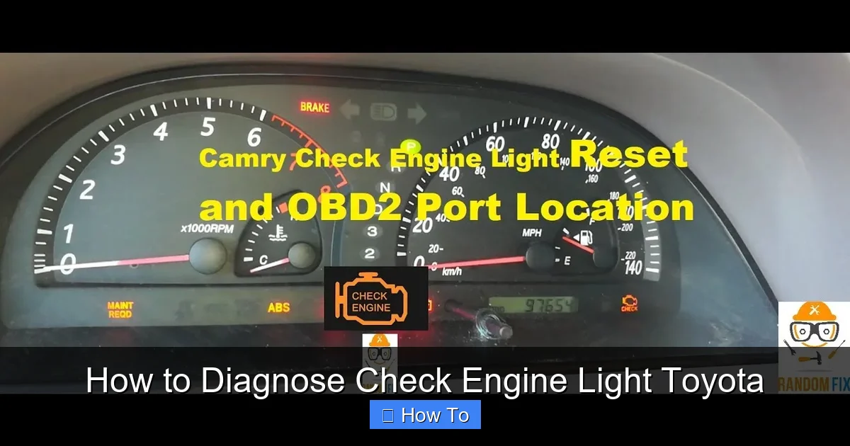 How to Diagnose Check Engine Light Toyota