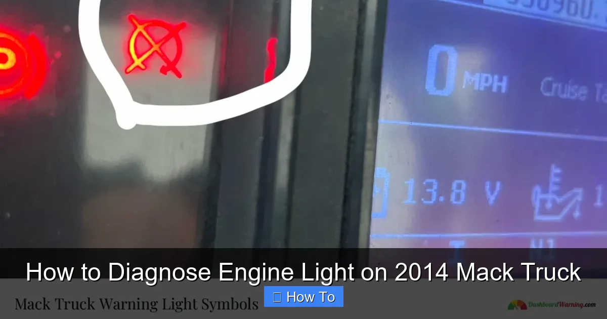 How to Diagnose Engine Light on 2014 Mack Truck
