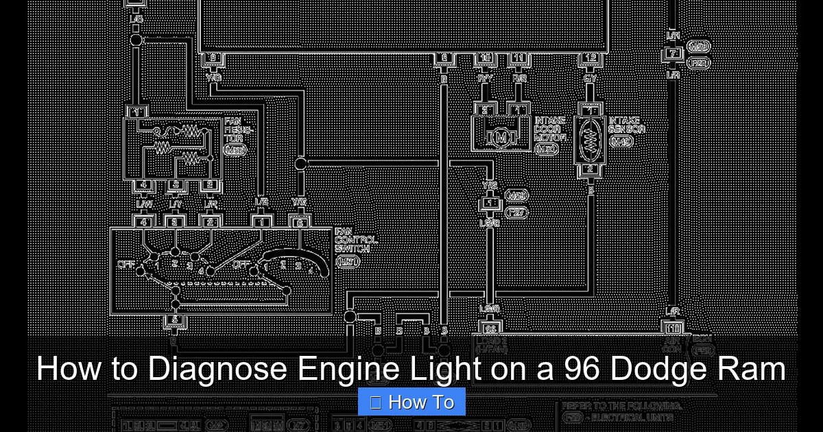 How to Diagnose Engine Light on a 96 Dodge Ram