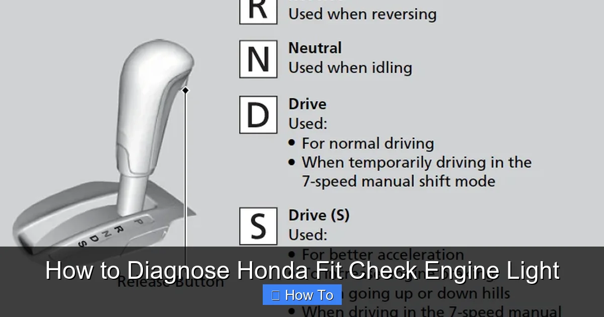 How to Diagnose Honda Fit Check Engine Light