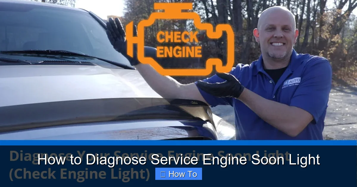 How to Diagnose Service Engine Soon Light