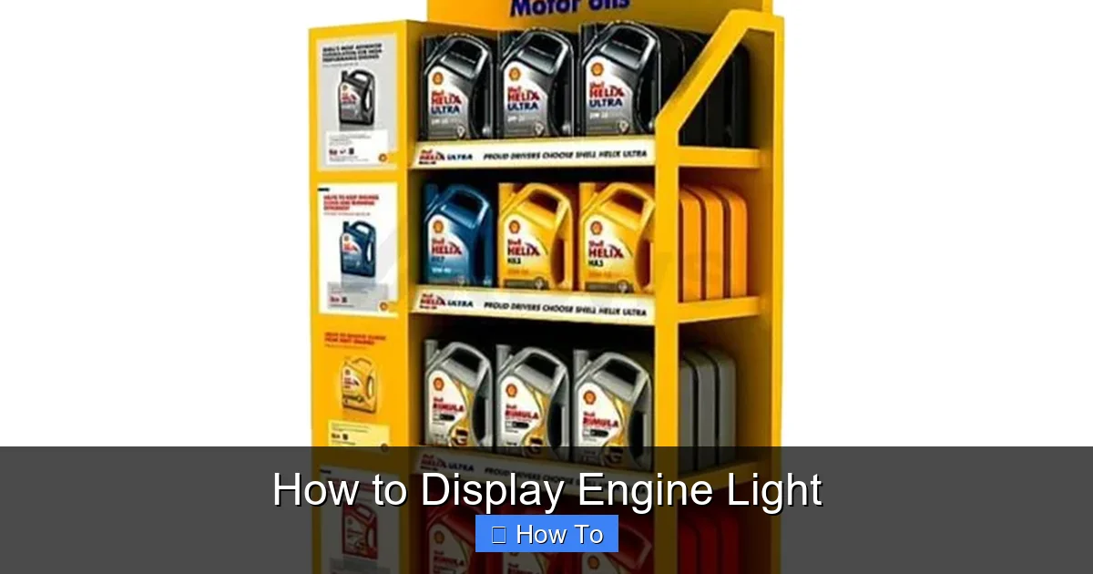 How to Display Engine Light