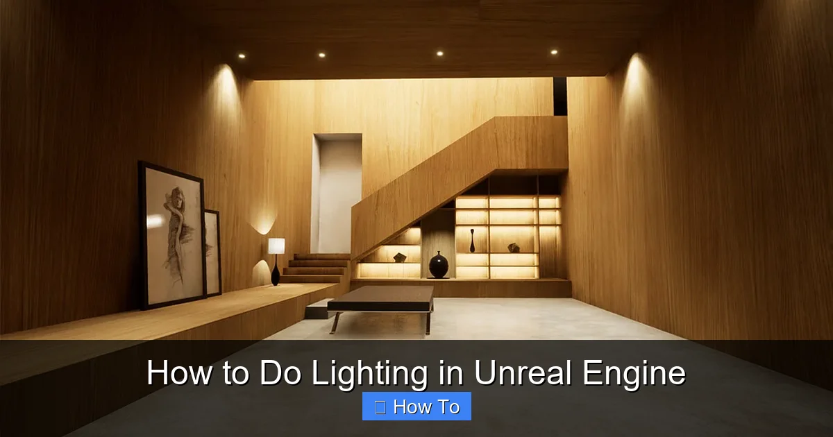 How to Do Lighting in Unreal Engine