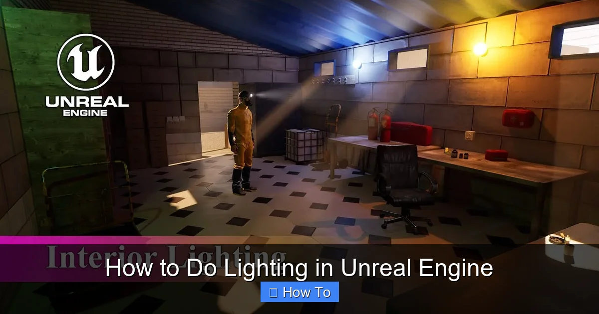 How to Do Lighting in Unreal Engine