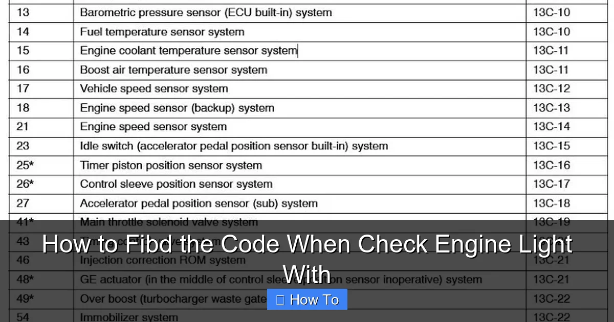 How to Fibd the Code When Check Engine Light With