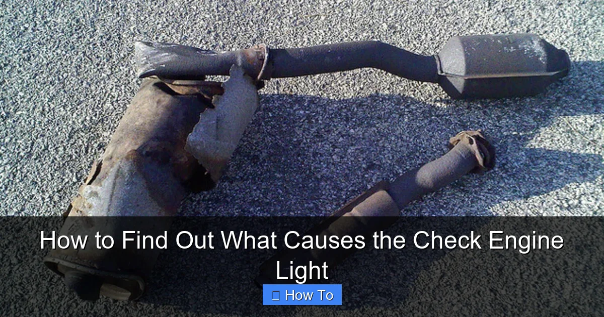 How to Find Out What Causes the Check Engine Light