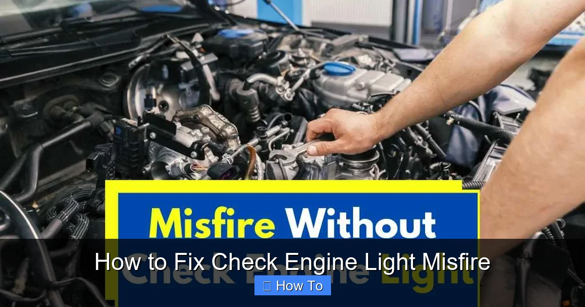 How to Fix Check Engine Light Misfire