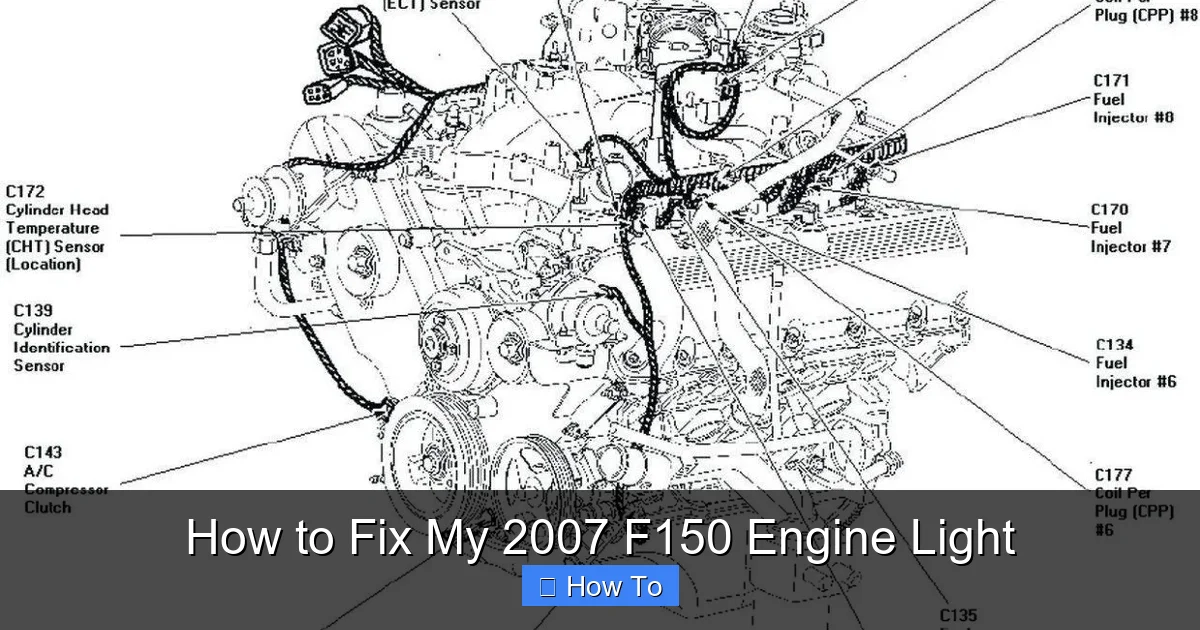 How to Fix My 2007 F150 Engine Light