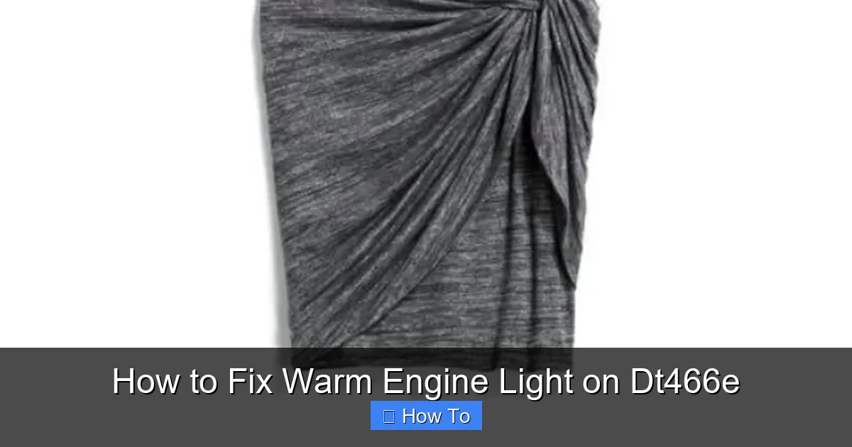 How to Fix Warm Engine Light on Dt466e