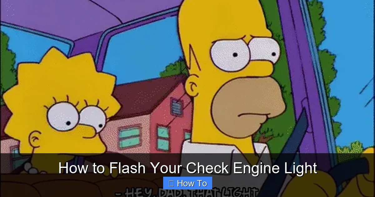 How to Flash Your Check Engine Light