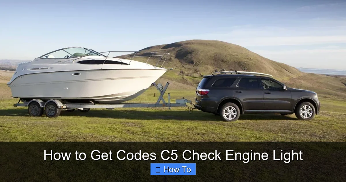 How to Get Codes C5 Check Engine Light