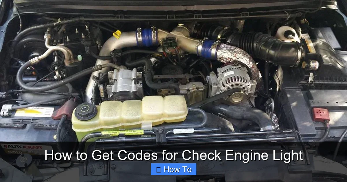 How to Get Codes for Check Engine Light