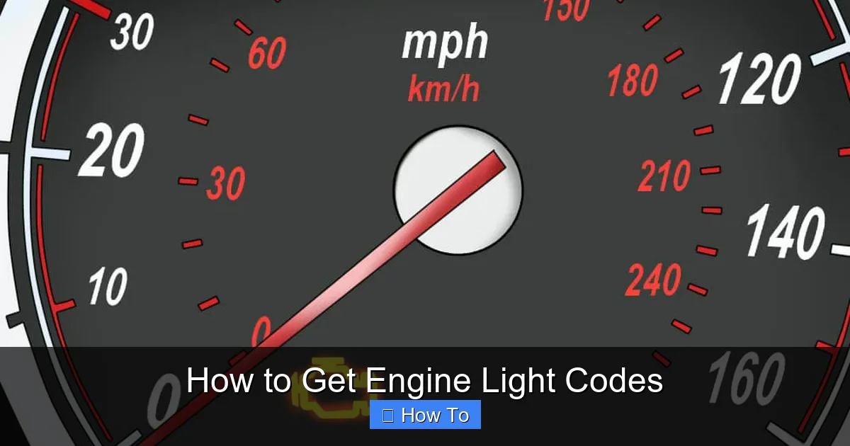 How to Get Engine Light Codes