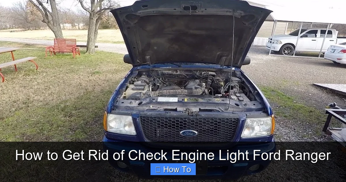 How to Get Rid of Check Engine Light Ford Ranger