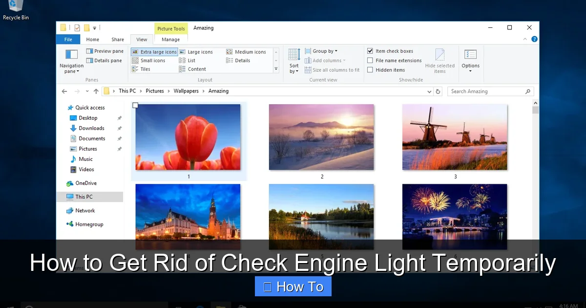 How to Get Rid of Check Engine Light Temporarily