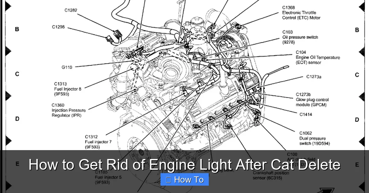 How to Get Rid of Engine Light After Cat Delete