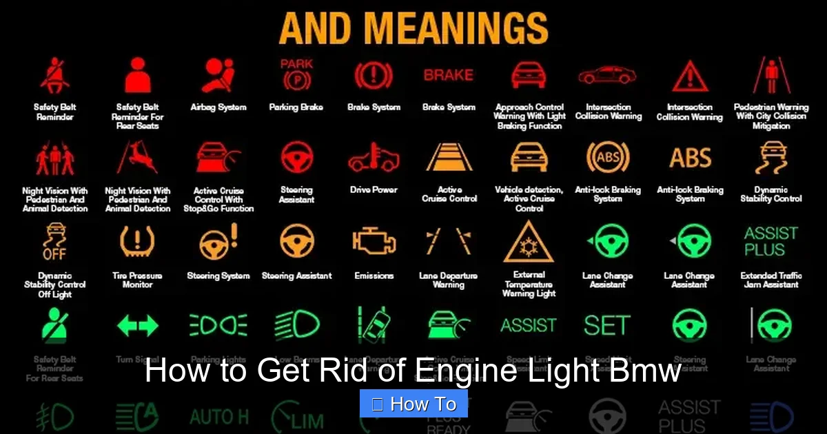 How to Get Rid of Engine Light Bmw