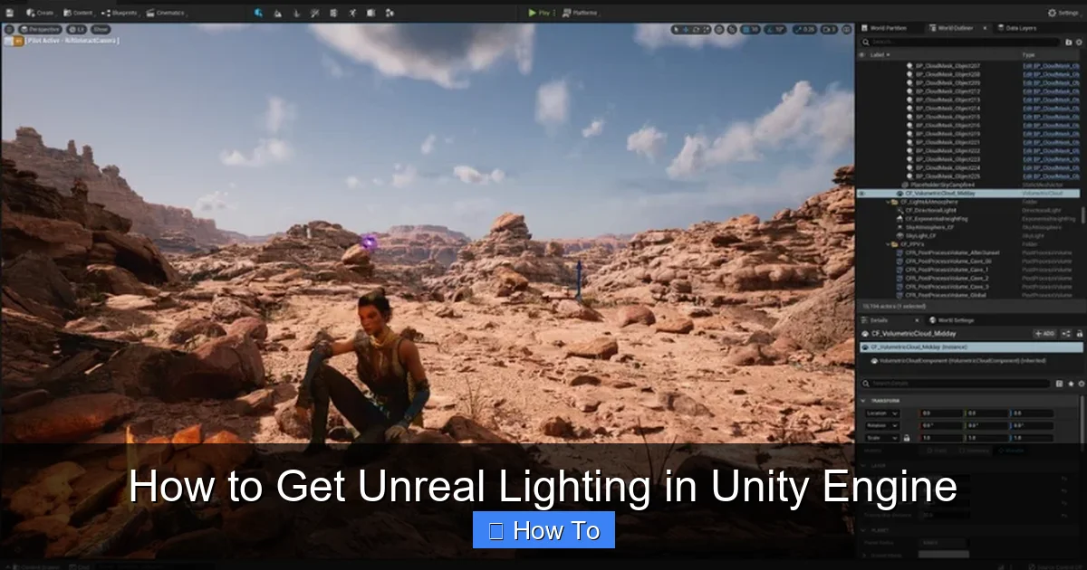 How to Get Unreal Lighting in Unity Engine