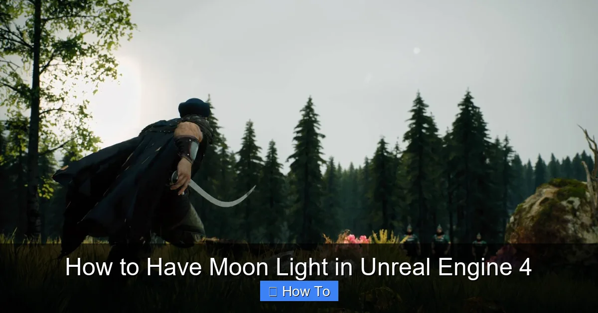 How to Have Moon Light in Unreal Engine 4