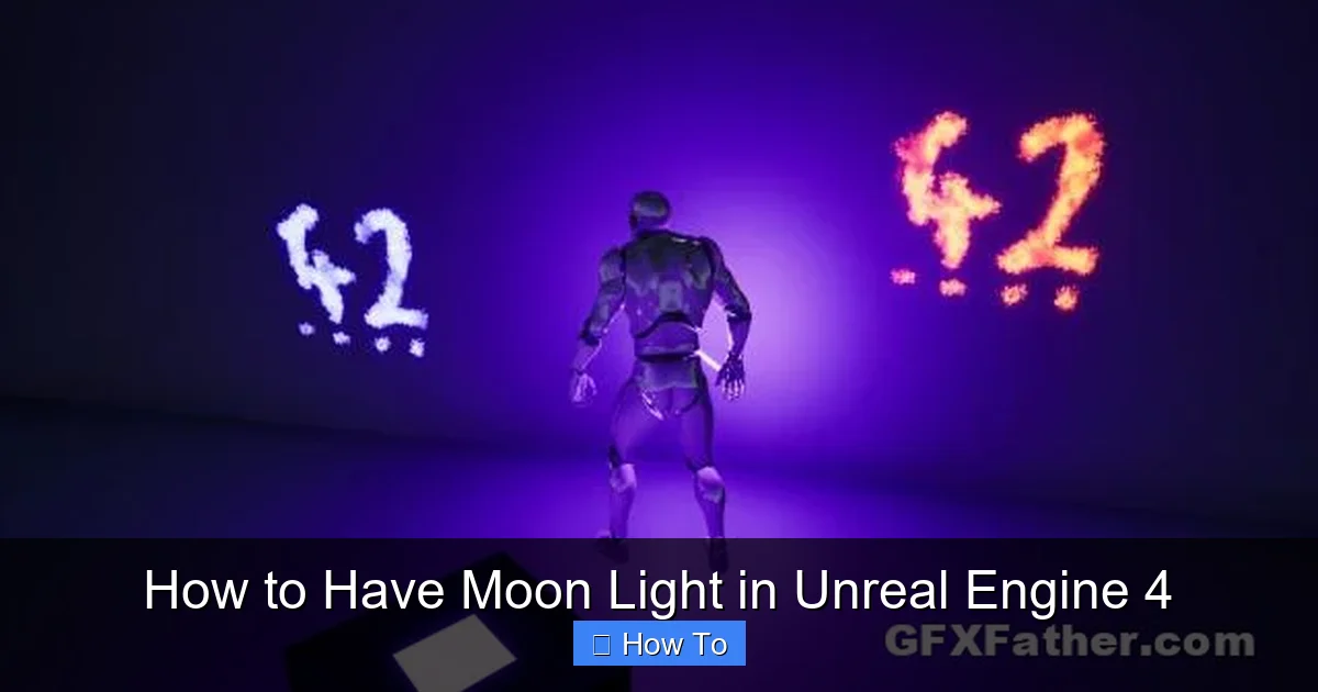 How to Have Moon Light in Unreal Engine 4