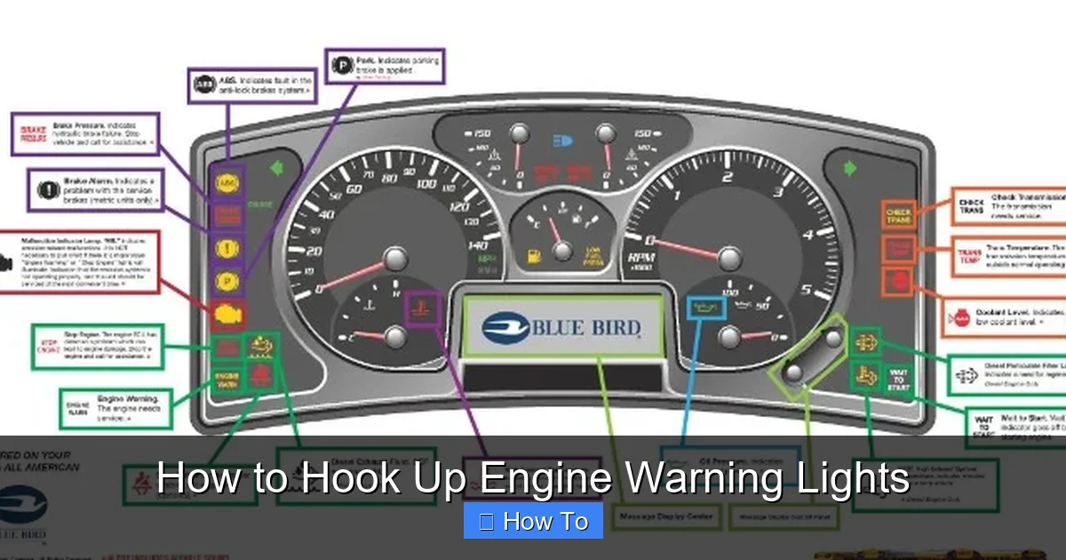 How to Hook Up Engine Warning Lights
