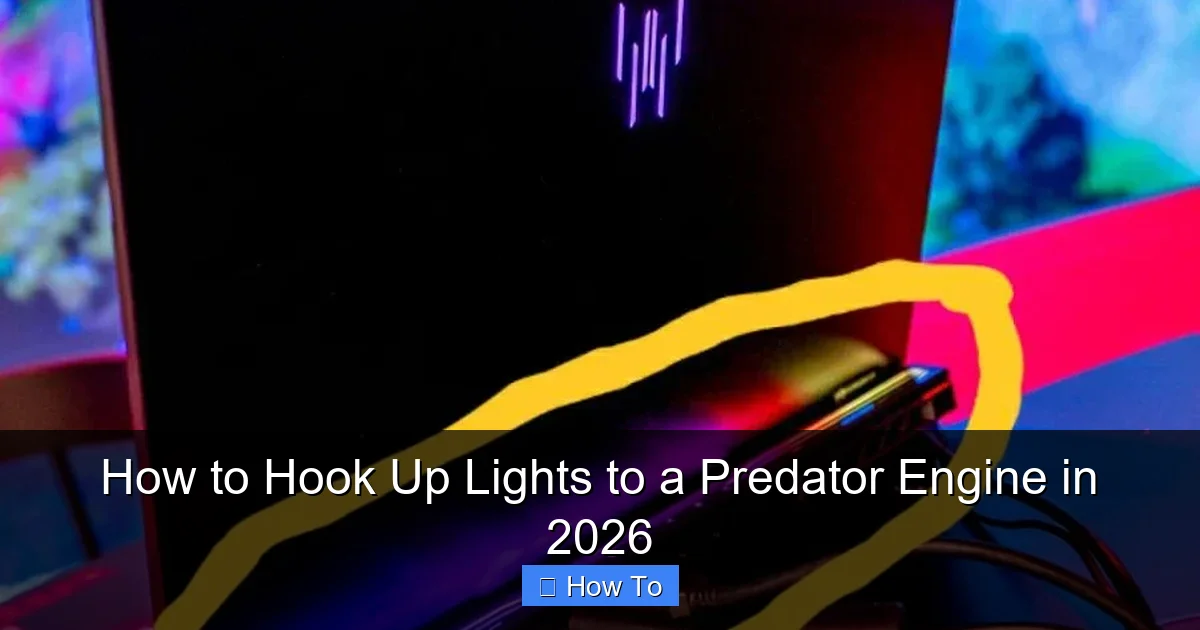 How to Hook Up Lights to a Predator Engine in 2026