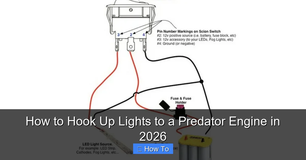 How to Hook Up Lights to a Predator Engine in 2026