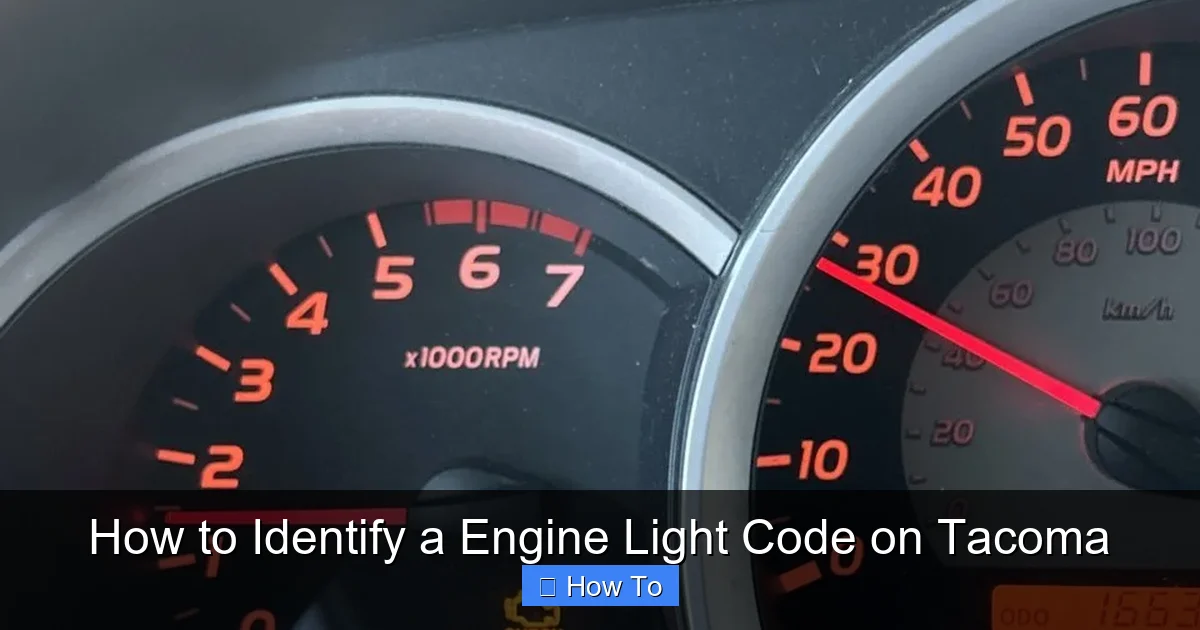 How to Identify a Engine Light Code on Tacoma