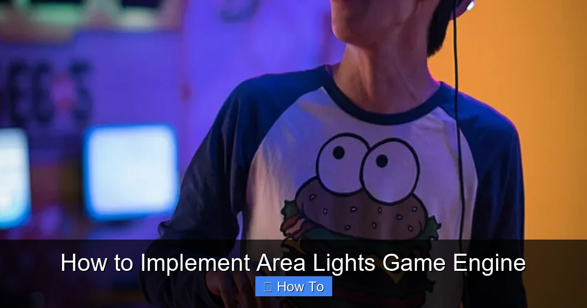 How to Implement Area Lights Game Engine