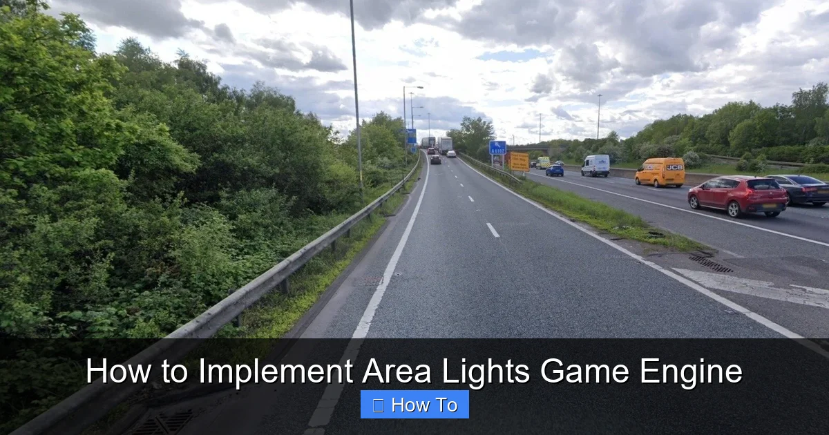 How to Implement Area Lights Game Engine