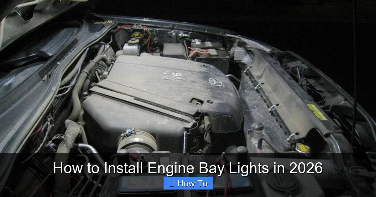 How to Install Engine Bay Lights in 2026