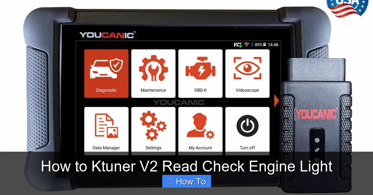How to Ktuner V2 Read Check Engine Light