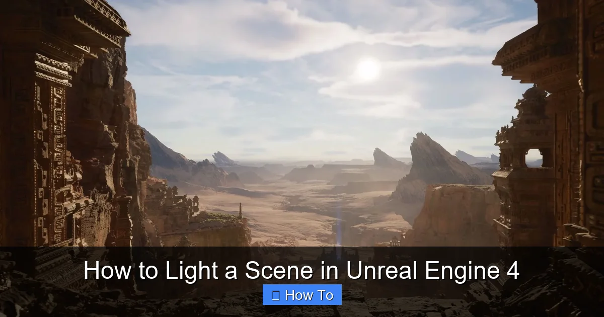How to Light a Scene in Unreal Engine 4