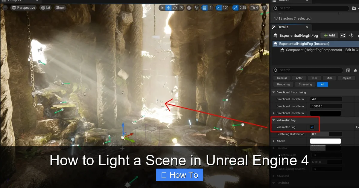 How to Light a Scene in Unreal Engine 4