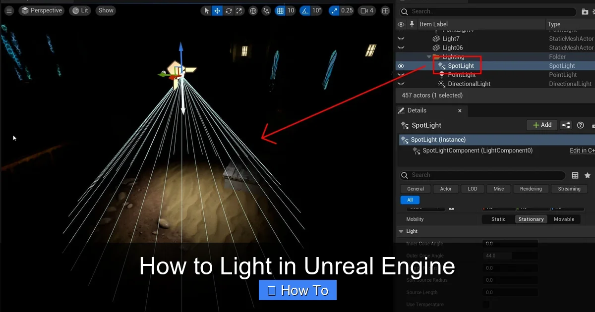 How to Light in Unreal Engine