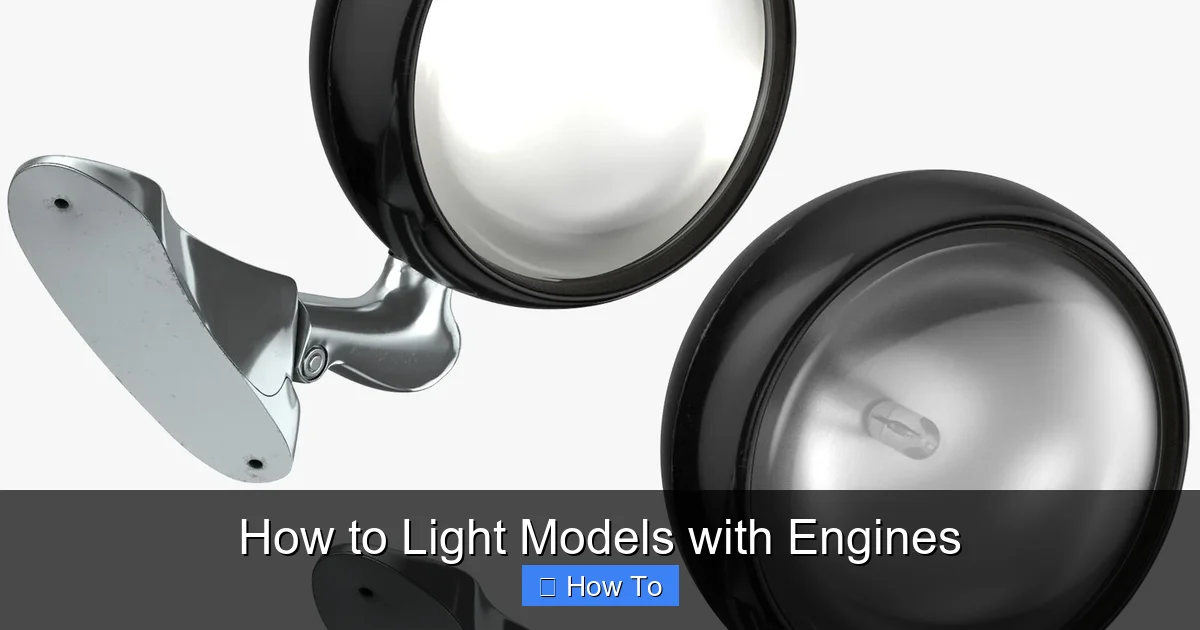How to Light Models with Engines