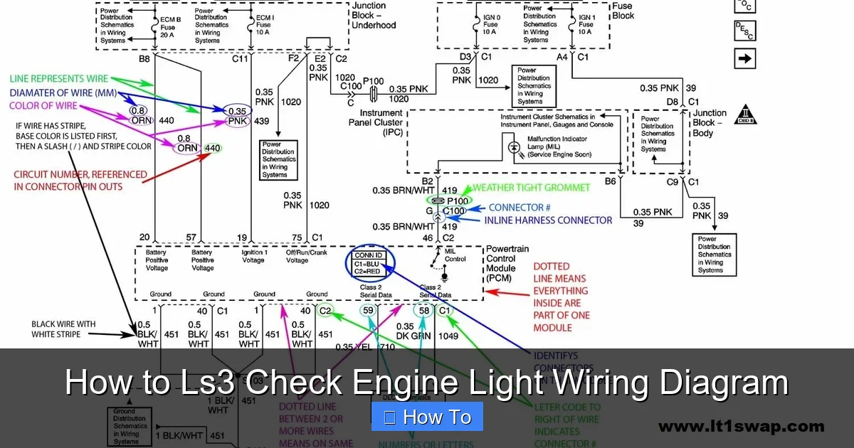 How to Ls3 Check Engine Light Wiring Diagram