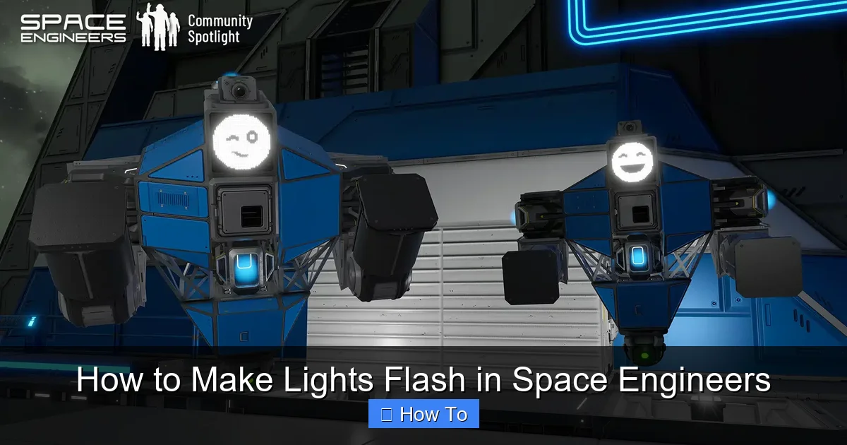 How to Make Lights Flash in Space Engineers