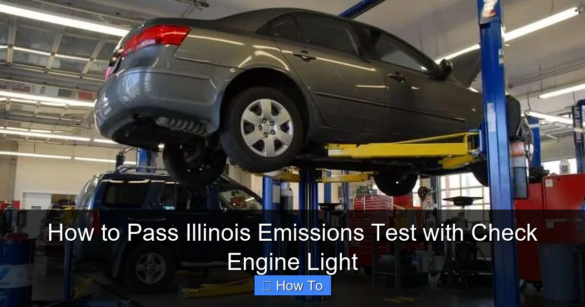 How to Pass Illinois Emissions Test with Check Engine Light