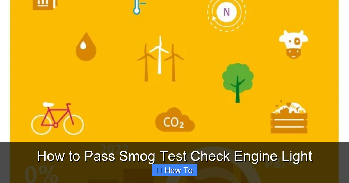 How to Pass Smog Test Check Engine Light