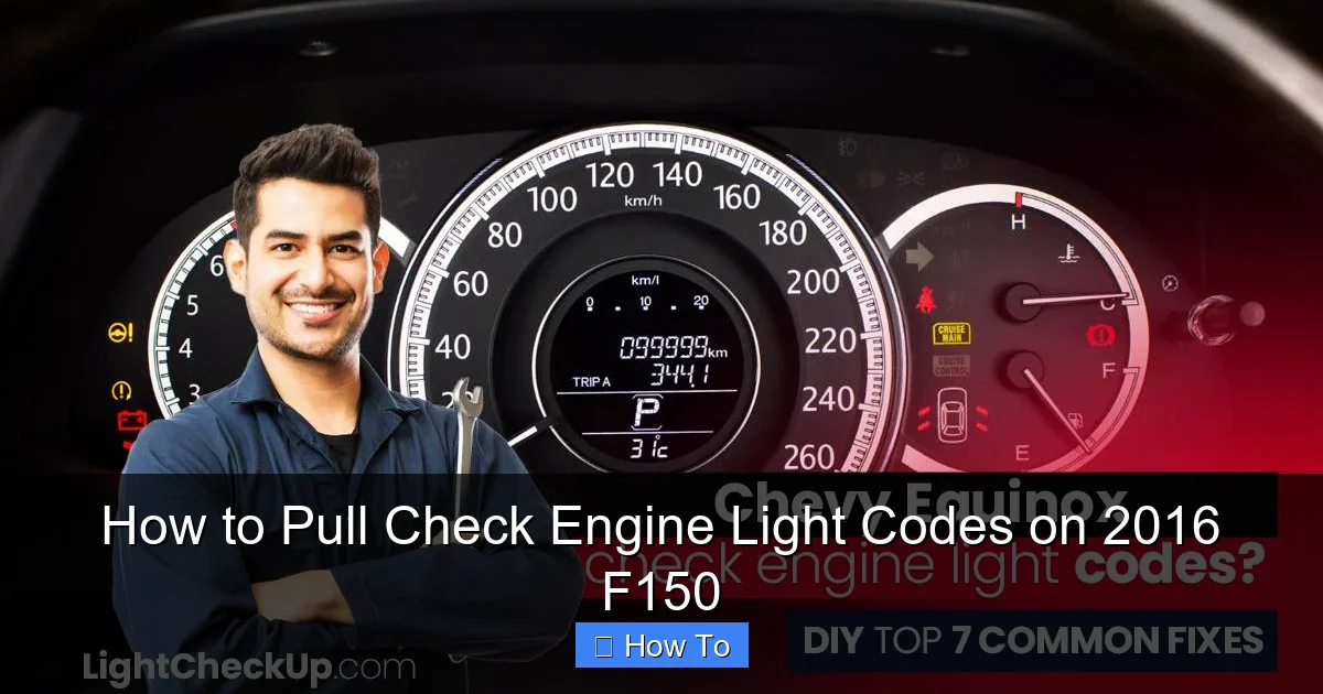 How to Pull Check Engine Light Codes on 2016 F150