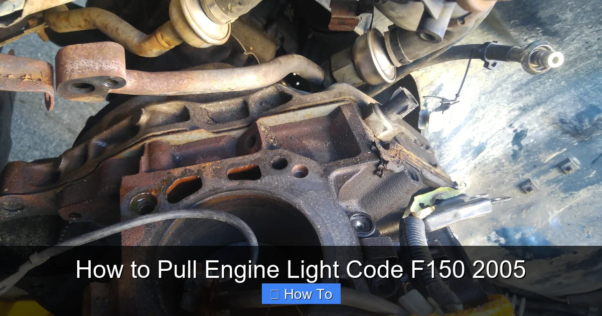 How to Pull Engine Light Code F150 2005