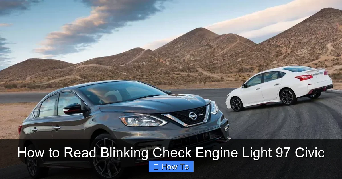How to Read Blinking Check Engine Light 97 Civic