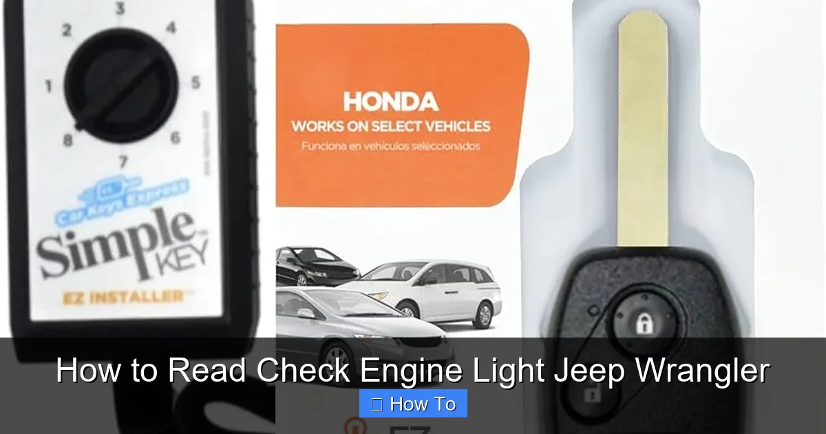 How to Read Check Engine Light Jeep Wrangler