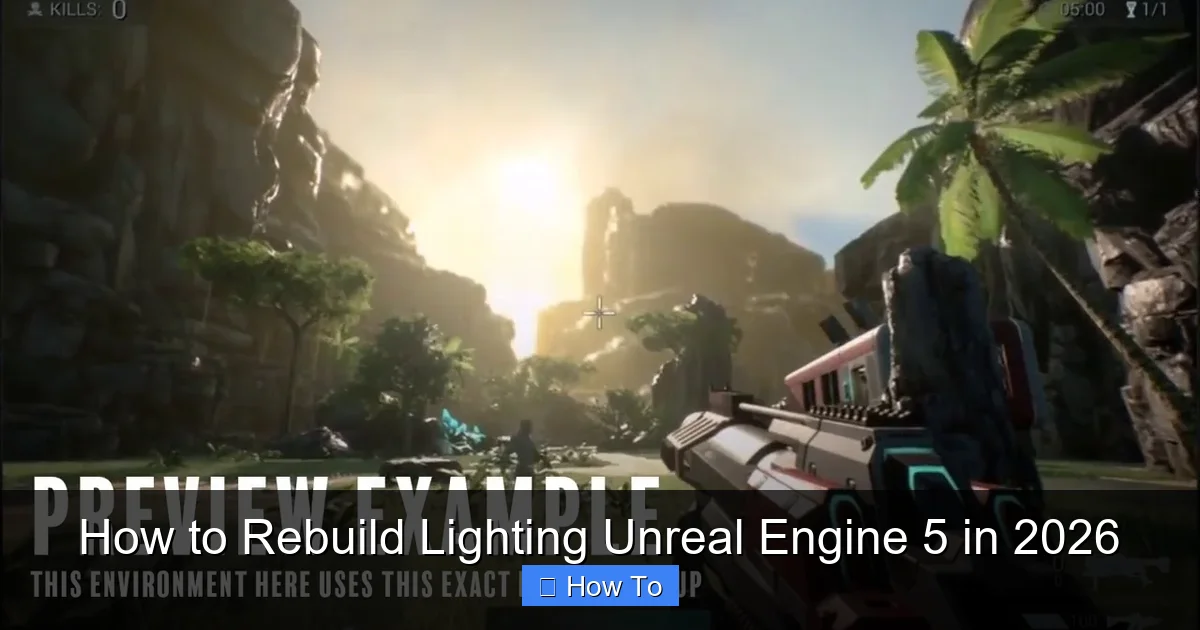 How to Rebuild Lighting Unreal Engine 5 in 2026